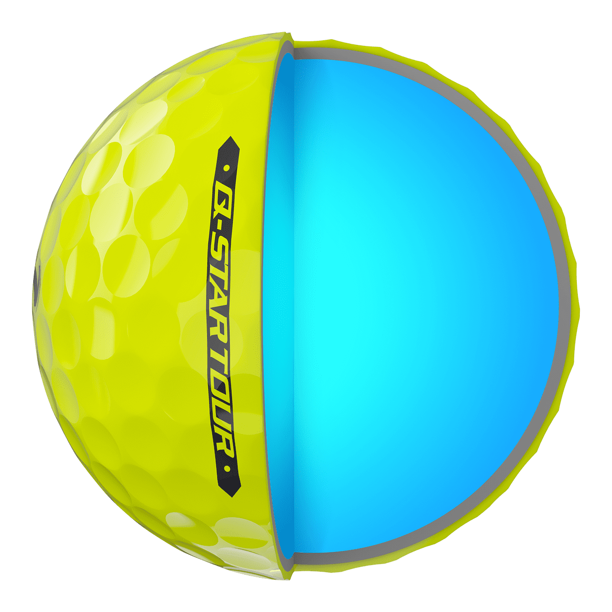 Srixon Q-Star Tour Yellow Golf Ball Dozen