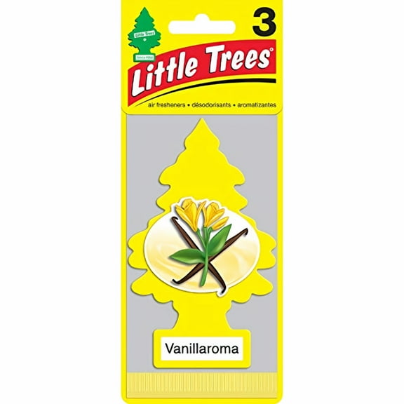 Little Trees Vanillaroma Automotive Air Fresheners, 3 Count (10 Pack)
