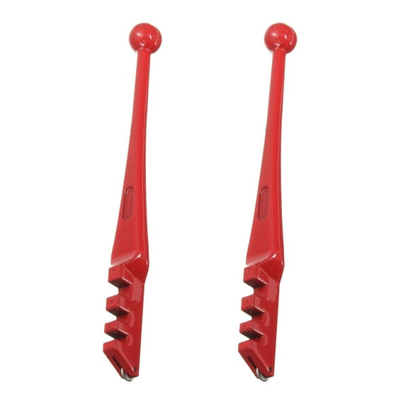 Soimiss  Ergonomic Steel Glass Cutter Red for Flat and Tile 2Pcs