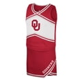 thumbnail image 2 of Girls Youth Colosseum Crimson Oklahoma Sooners Cheerleader Top & Skirt Set, 2 of 3