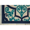 thumbnail image 5 of 5â€™ x 8â€™ Navy and Beige Trellis Indoor Outdoor Area Rug, 5 of 5