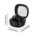 thumbnail image 3 of Oggfader Wireless Earbuds Bluetooth 5.49 Wireless Earphones Transparent Compartment HiFi Sound Quality Long lasting Battery Life Mini Compact And Comfortable To Wear Bluetooth Earphones Black, 3 of 6