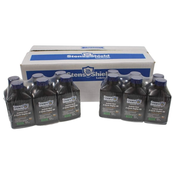 Stens New 2-Cycle Engine Oil 770-646, Twenty-Four 6.4 oz. Bottles per case