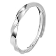 thumbnail image 1 of Anillos de moda y de plata 925 para las mujeres Anillo de apertura Anillo ajustable chapado en oro, 1 of 3