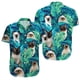 thumbnail image 4 of Camisa de manga corta con botones para hombre, informal, de verano, con estampado 3D, divertida, de gato y animal, estilo hawaiano, para playa, regalos de cumpleaños, 4 of 5