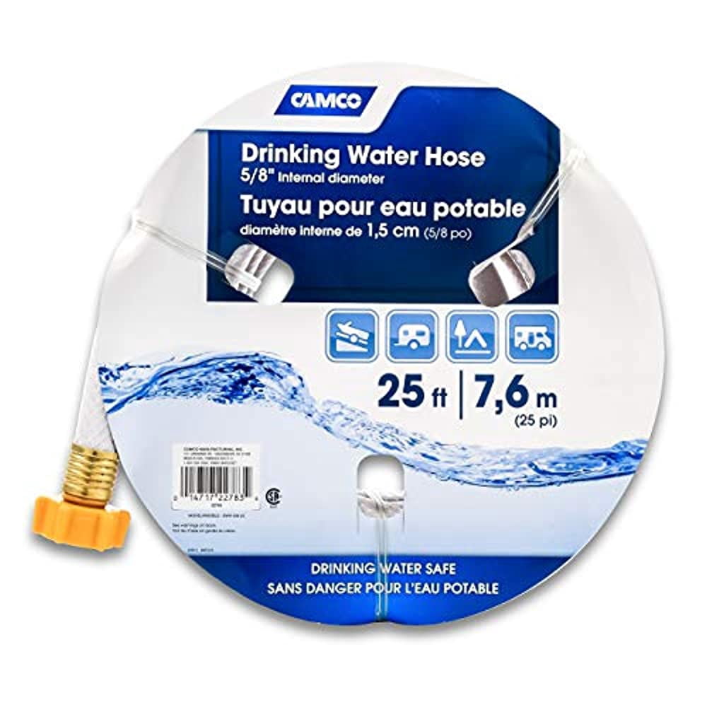 Camco 22783 TastePURE Drinking Water Hose (5/8ID x 25') - Lead Free