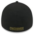 thumbnail image 4 of Men's New Era  Black Cincinnati Reds 2024 Armed Forces Day 39THIRTY Flex Hat, 4 of 6