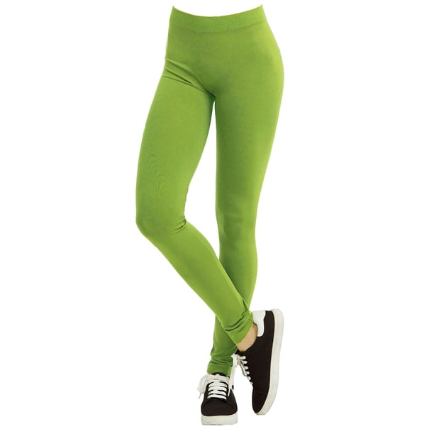 polyester and spandex leggings