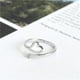 thumbnail image 5 of Xihbxyly Joyería de Moda, Anillo de Pareja de Diseño Abierto, con Incrustaciones de Diamantes de Imitación para Un Atractivo Impresionante, Material de Aleación para Mayor Durabilidad, Ideal para Bod, 5 of 7