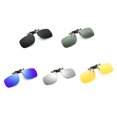 thumbnail image 3 of Lunettes de Soleil à clip Carré Polarisé pour Hommes, 3 of 8