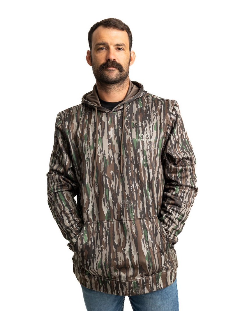 Felpa Con Cappuccio Grigia Realtree - S – Rok