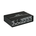 thumbnail image 1 of USB Audio Interface for Recording Professional Sound Card with 48V Phantom Power LoopBack USB External Sound Card Plug and Play 0-Latency Monitoring for Music Concerts Recording Studios, 1 of 9