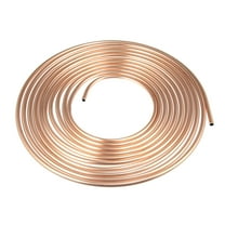 5/16" Car Brake Line Tubing 25ft Tube Coil for Hydraulic Braking Systems and Transmission System Copper Tone