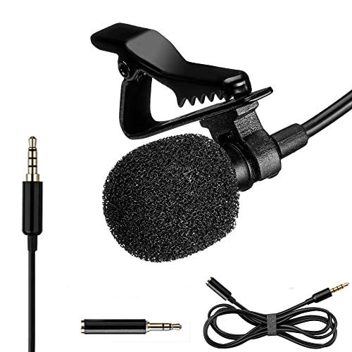 Lavalier Microphone Professional Lapel Mic For Recording Interview Podcast Speech Vlog Video Youtube External Mic For Iphone Android Laptop Pro Grade Lapel Microphone Clip On Micro Walmart Com Walmart Com Lavalier Microphone Professional Lapel Mic For Recording Interview Podcast Speech Vlog Video Youtube External Mic For Iphone Android Laptop Pro Grade Lapel Microphone Clip On Micro Walmart Com Walmart Com