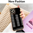thumbnail image 4 of Compatible with iPhone 11 pro max Case for Women Girls,Full Camera Lens Protection Raised Reinforced Corners TPU Love Heart Plating Bumper Case Cute Slim Shockproof Case Cover(Elegant Black), 4 of 14
