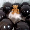 thumbnail image 2 of Globos negros de 12 pulgadas y 50 bolsas de globos de látex KIRIKOU de espesor para bodas de cumpleaños, duchas de bebés, graduación de fiestas navideñas decoradas con globos de helio, 2 of 5