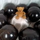 thumbnail image 2 of Globos negros de 12 pulgadas y 50 bolsas de globos de látex KIRIKOU de espesor para bodas de cumpleaños, duchas de bebés, graduación de fiestas navideñas decoradas con globos de helio, 2 of 5