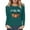 Dark Green, variant on Halloween Shirts Tops For Women Long Sleeve Punpkin Pattern Crew Neck Slim Fit Womens Shirts Tank,Black,L