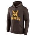 thumbnail image 2 of Men's Fernando Tatis Jr. Brown San Diego Padres Fastball Player Name & Number Pullover Hoodie, 2 of 3