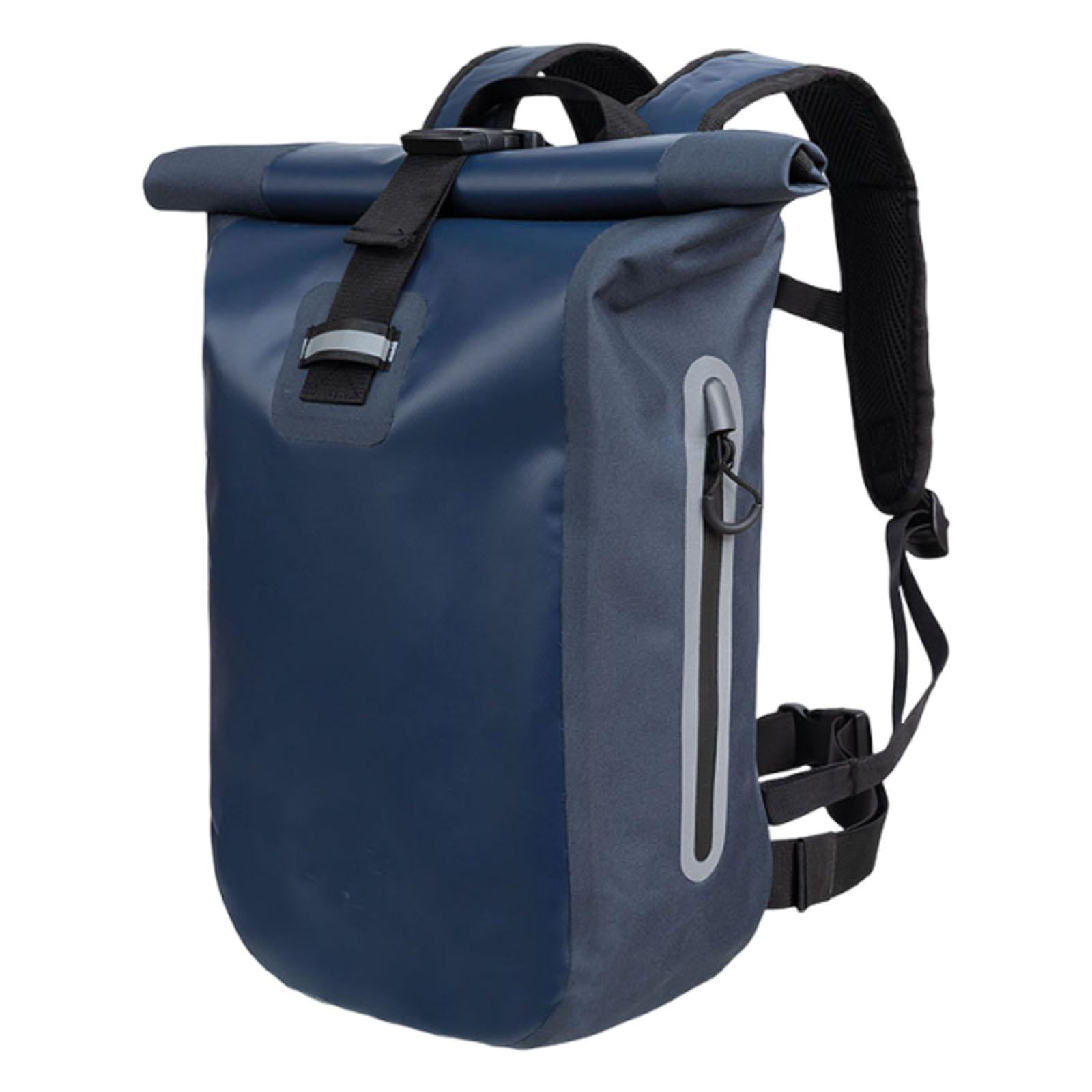 Waterproof Dry Bag Backpack 20L Rolltop Polyester for Outdoor Camping Fishing and Boating