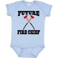 thumbnail image 3 of Inktastic Future Fire Chief Firefighter Boys or Girls Baby Bodysuit, 3 of 5