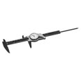 thumbnail image 2 of Dial Vernier Caliper ABS 0150mm Portable Metric Measuring Tool for Laboratory Home, 2 of 5