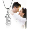 thumbnail image 4 of Small Car Shape Urn Pendants for Ashes Holder Memorial Keepsake Urn Necklace Cool Necklace Cremation Jewelry for Ashes, 4 of 7