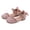 Pink, variant on Sparkle Princess Mary Jane Ballet for Girls Hook and Loop Strap Close Toe Rhinestone Crystal Bow Spring Summer Dressy Casual Shoes