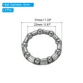 thumbnail image 2 of Uxcell Bike Ball Crank Bearing 31mm x 9 Balls, Stainless Steel Bicycle Bearings Replacement Bike Parts, Silver 4 Pack, 2 of 7
