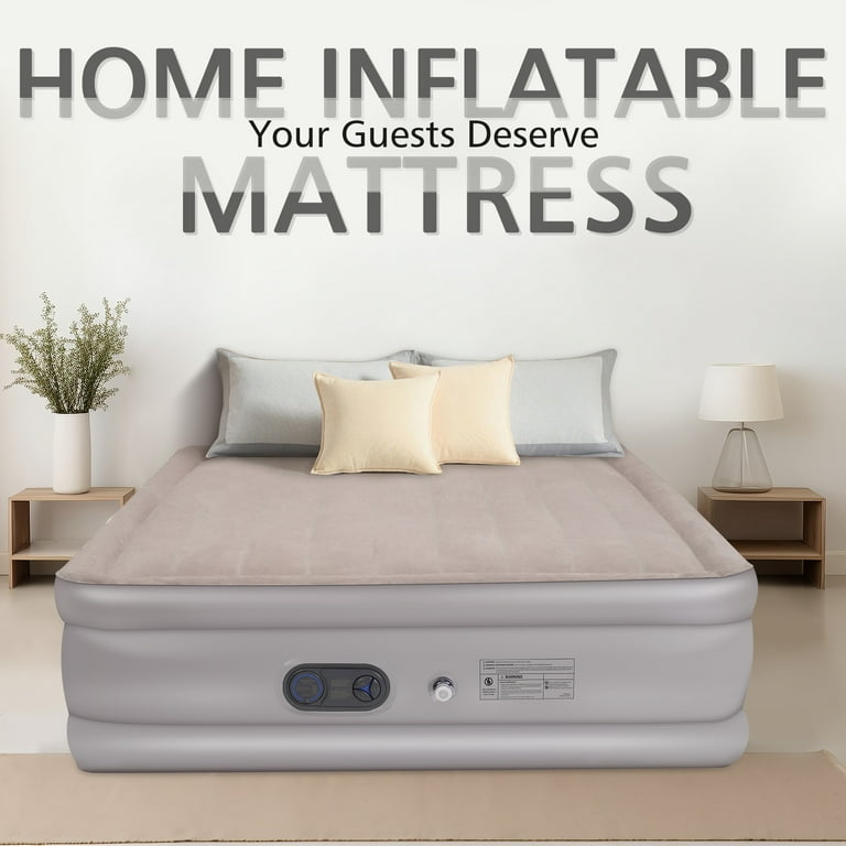 MaxKare Queen Air Mattress, 18'' Raised Inflatable Bed with Built