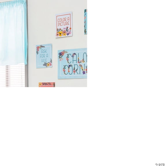 Growing Minds Classroom Calm Corner Mini Bulletin Board Set - 8 Pieces