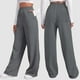 thumbnail image 1 of WILLBEST Pantalones Casuales elegantes para Mujer para Otoño E Invierno: Pantalones Deportivos de Color Liso con Bolsillos, Cordones y Pernera Ancha y Recta. Extra Grande, 1 of 8