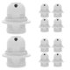 thumbnail image 5 of 10 portalámparas roscados E27 de repuesto para lámparas de escritorio y colgantes, adaptador de enchufe doméstico blanco., 5 of 5