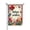 Red/Black, variant on Spring Garden Flag welcome for Outside A Red Bird Sitting On A Branch With Pink Flowers And A Birdhouse.12×18 In Double Yard Flag Outdoor Farmhouse Decoration Home Festival