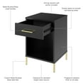thumbnail image 3 of Bush Furniture Soho Nightstand in Black, 3 of 8