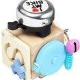 thumbnail image 3 of Cubo de actividad ocupado, juguetes de madera para niños pequeños para aprender habilidades para la vida (oso) Likrtyny Para estrenar, 3 of 8