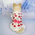 thumbnail image 5 of Valentine Dog Cat Dress, Pet Dog Clothes Valentine's Day Summer Cute Cherry Strawberry Dress Pet Supplies Dog Dress Valentine'S Day Pet Clothes Cute Cherry Strawberry Small And Medium Dog Pet Skirt, 5 of 7