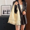 thumbnail image 2 of Bolso Retro para Axilas Mujer Con Borlas Piel Sintética Holgado Viajes, 2 of 9