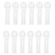 thumbnail image 1 of GOOHOCHY 12 fundas para cabezales de cepillo de dientes, accesorios para cepillos de dientes eléctricos (transparentes), 1 of 8