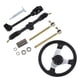 thumbnail image 1 of Juego De Conjunto De Volante De Dirección Go Kart, Diámetro Ajustable De 300mm/11,8 Pulgadas Para Motores De 150cc-250cc, 1 of 7