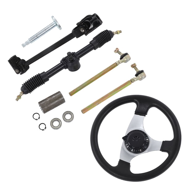 Juego De Conjunto De Volante De Dirección Go Kart, Diámetro Ajustable De 300mm/11,8 Pulgadas Para Motores De 150cc-250cc