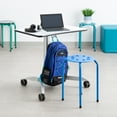 thumbnail image 5 of Norwood Commercial Furniture Assorted Contemporary Color Stacking Stool Set 17.75" H Seat for Kids and Adults- Flexible Seating for Home Office, Classrooms (Pack of 4), 5 of 6
