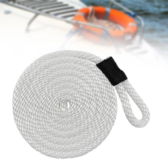 Corde de Bateau Fouettée 3/8 Pouce 6.56 Pieds Corde Pare-Chocs Haute Résistance, Longue Durée