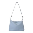 thumbnail image 1 of Bolso de hombro para mujer, bolso de hombro de nailon con cremallera, bolso de señora Azul, 1 of 9
