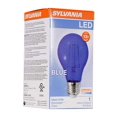 thumbnail image 2 of Sylvania 40304 Blue Filament A19 Ultra LED Light Bulb, Colored Glass Lamps, 4.5 Watts, for Decorative and Accent Lighting, 2 of 3