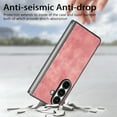 thumbnail image 5 of Dteck for Samsung Galaxy Z Fold 5 5G Case, Retro PU Leather Ultra Thin Slim Durable Shockproof Protective Phone Cover for Samsung Galaxy Z Fold5, Pink, 5 of 8