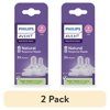 (2 pack) Philips Avent Natural Response Nipples, Fast Flow (Flow 4), 2-Pack, SCY964/02