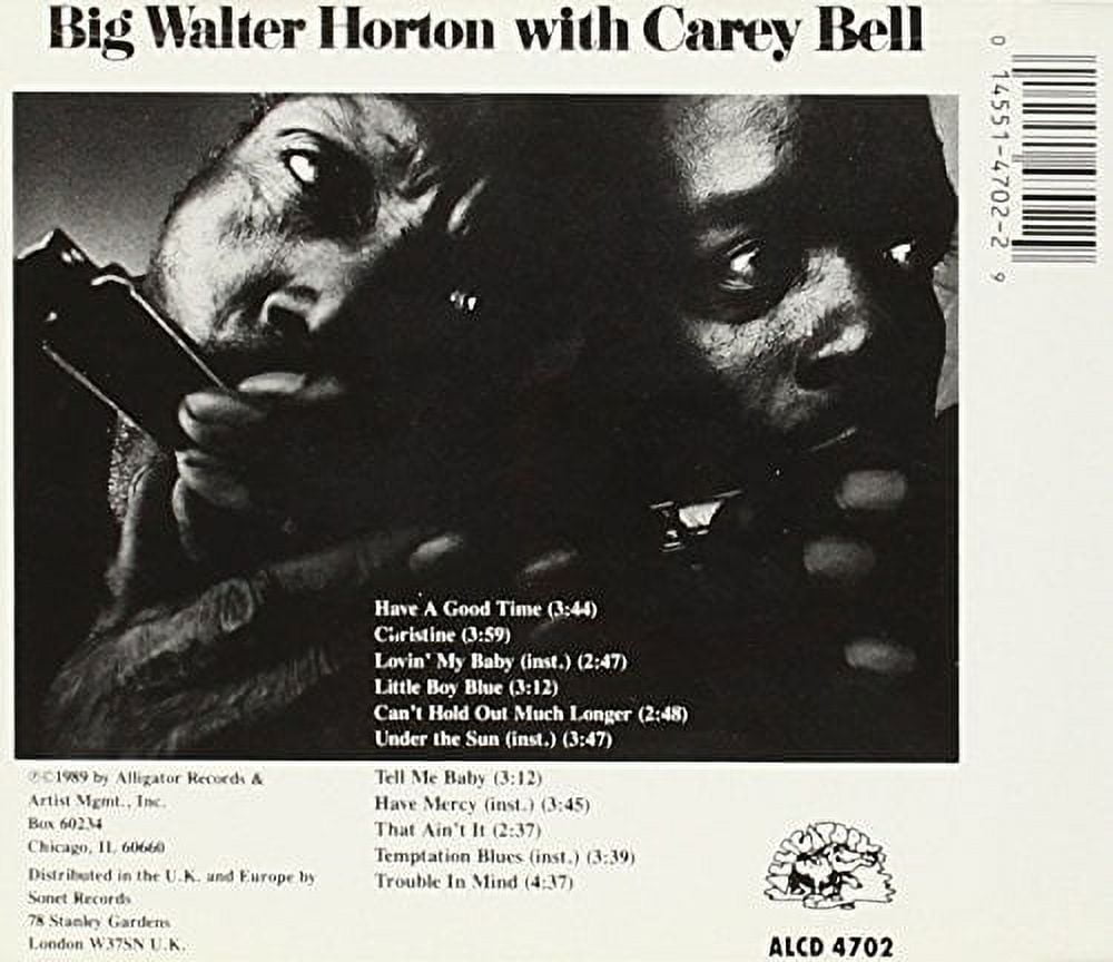 Big Walter Horton - With Carey Bell - Music & Performance - CD