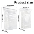 thumbnail image 3 of No Pump Vacuum Storage Bags,31.5"X39"X15" Reusable Self Seal Clothes Vacuum Seal Bags, Space Saving Air Compression Closet Organizer Bags, Clear Plastic Storage Pouches for Blankets Organization, 3 of 6