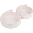 thumbnail image 3 of Small Basket Set of 2 Mini Woven Baskets Round Cotton Rope Basket Little Storage Baskets for Organizing Bins Organizer for Nursery Room Decor Kids Baby Dog Toy Keys Snack Drawer Gifts, 3 of 8